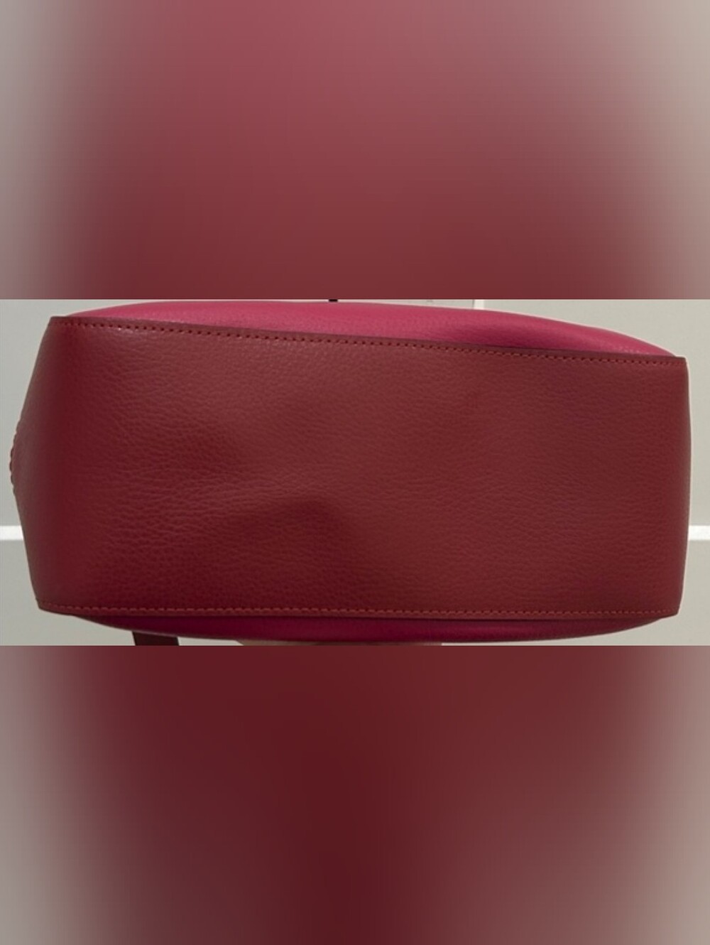 Coach Gallery Tote Horse & Carriage Logo Tote – NWT Magenta/Berry C5775 - Picture 10 of 13